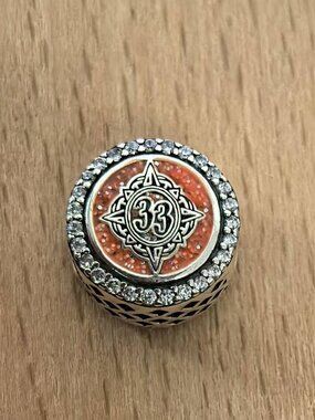 Pandora 2021 Winter Release Disney World Club 33 Charm, S925 Silver Bracelets